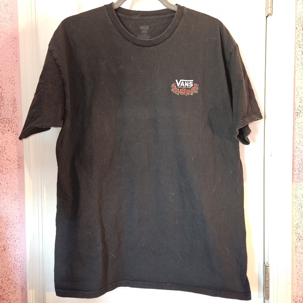 Vans Black Graphic T-Shirt for Men